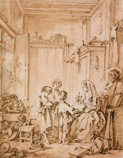 The Schoolroom by François Boucher
